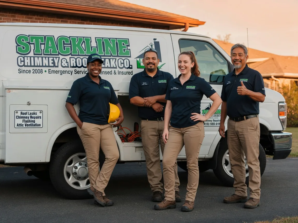 Chimney flashing repair company in North Bloomfield, OH